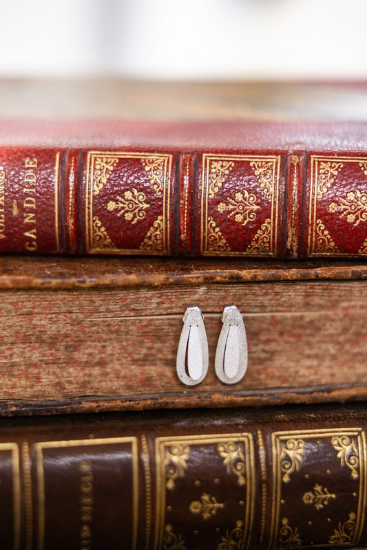 Romarin Small Teardrop Post Earrings