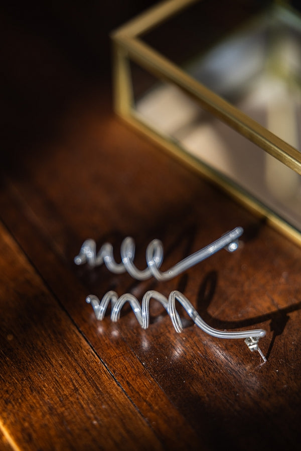 Twisty vine earrings V1