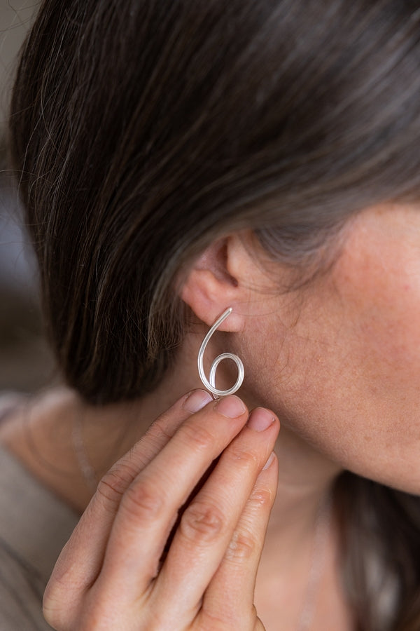 Twisty vine earrings V2