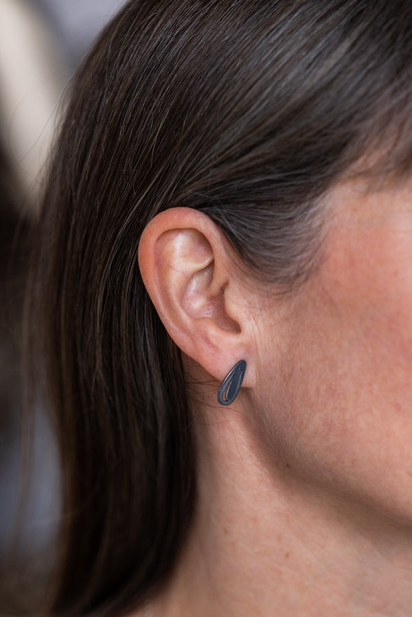 Romarin Small Teardrop Post Earrings