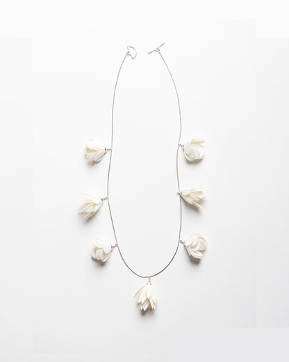 Draped Flowers Necklace