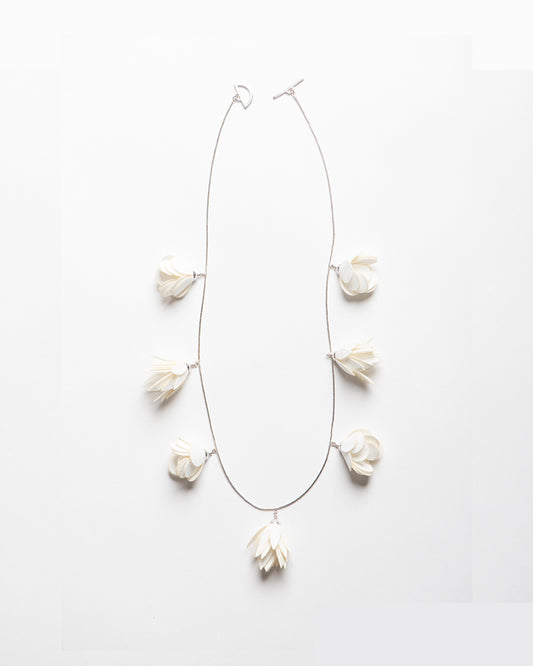 Draped Flowers Necklace