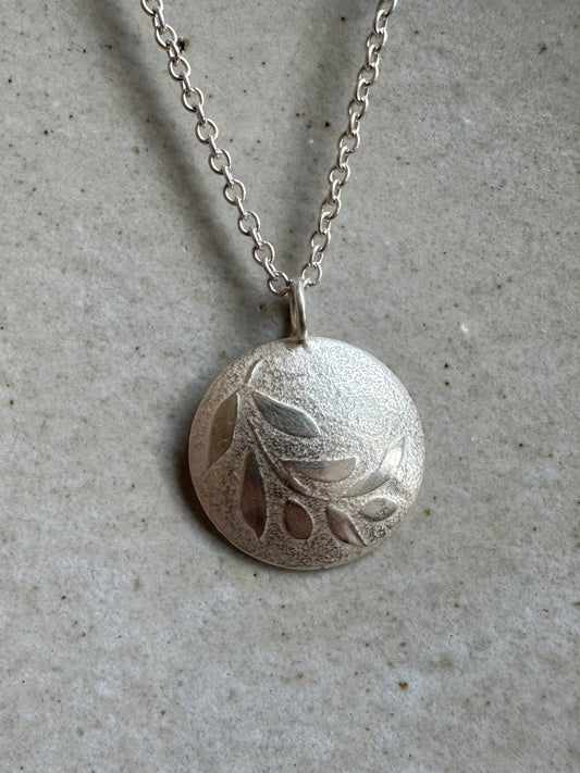 Olive Branch Provence Charm Pendant