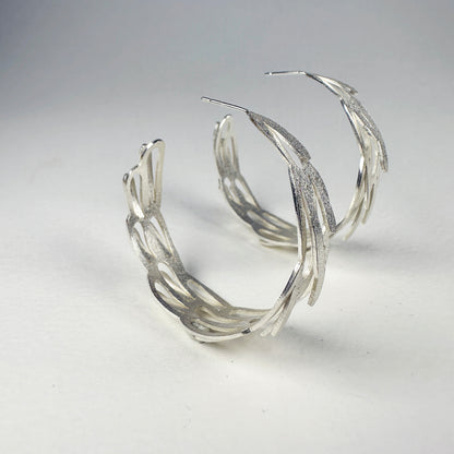 Romarin Large Tapered Hoop Earrings