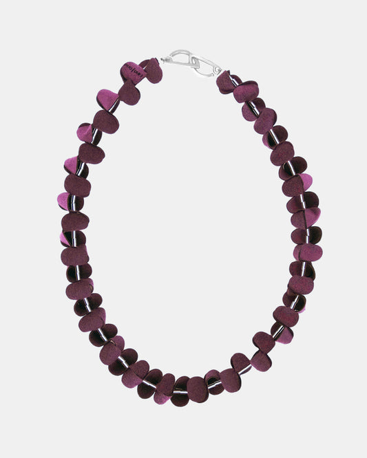 Short Folded Circle Necklace