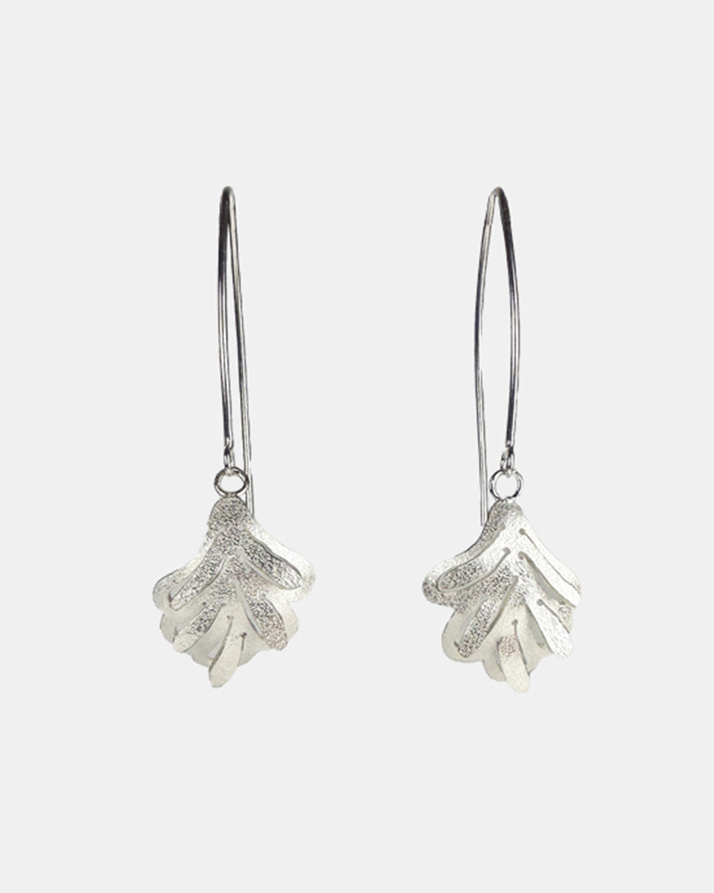 Romarin Hanging Leaf Drop Earrings