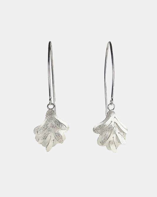 Romarin Hanging Leaf Drop Earrings