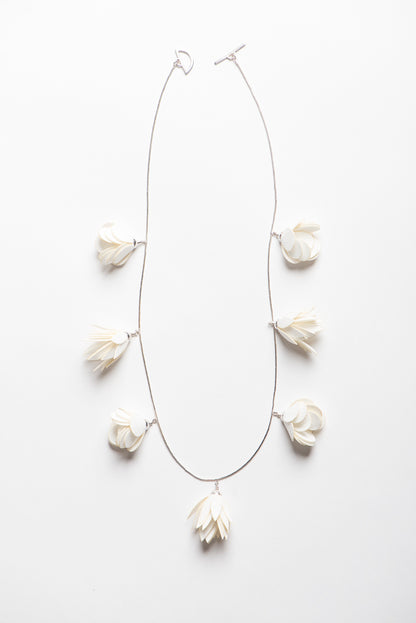 Draped Flowers Necklace