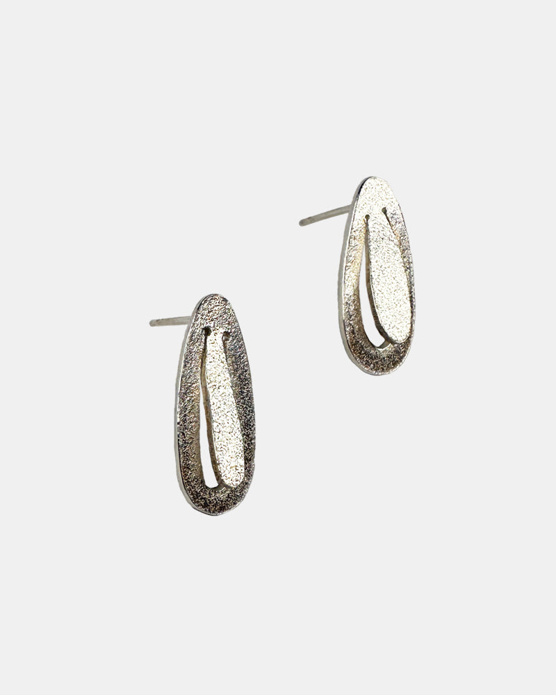 Small Romarin Teardrop Post Earrings